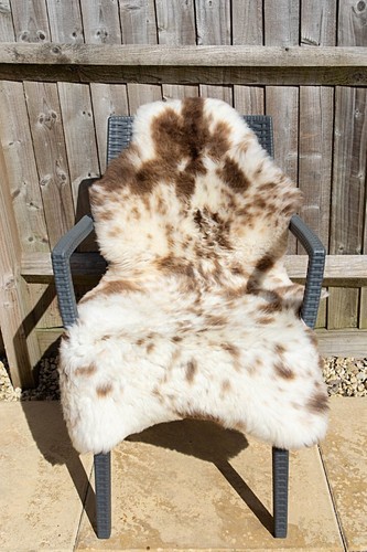 Natural sheepskin rug - sheepskin, herdwick