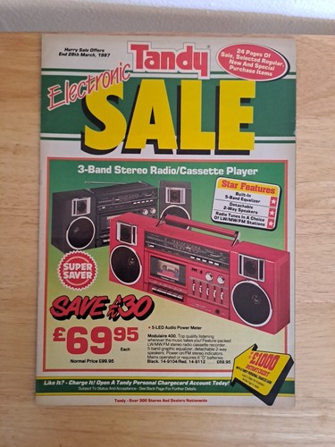 Rare tandy catalogue march - rare,