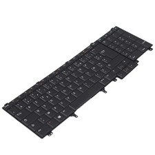 French Keyboard Assembly (Black, Non Backlit) for Dell E5520/E5530/E6520 WXM97
