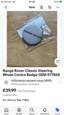 Brand new Range Rover Classic
