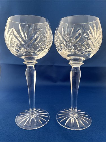Pair exquisite crystal - of, cut