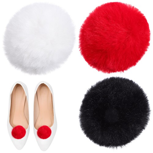 Detachable fluffy pom - pom,
