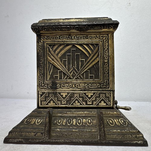 Art deco metal cigarette - art,