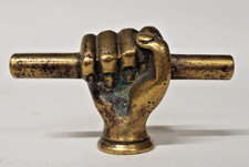 Original large brass fist - original,