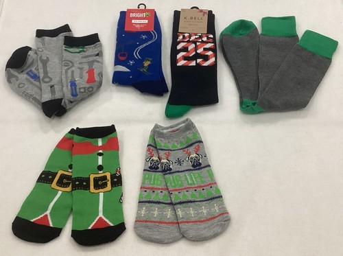 Pair christmas socks all - christmas,