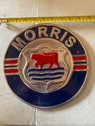 Morris round aluminium - round, sign