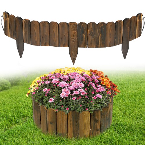 Wooden garden edging 9ft - garden, 3.9ft