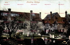 Reading College Postcard Great