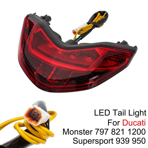 Led integrated tail light - integrated, for