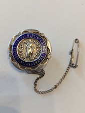 A Pair of Hallmarked Silver  Nursing Badges/Brooches. M Sutcliffe