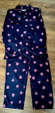 M&S Percy Pig Christmas Pyjamas PJ's age 11-12 100% cotton boys girls