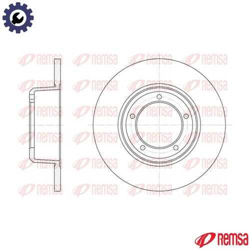 Brake disc 6341 - brake,