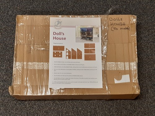 Diy mdf dollhouse kit - diy,