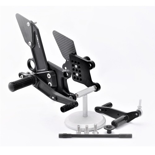 Biketec rearset kit black - biketec,