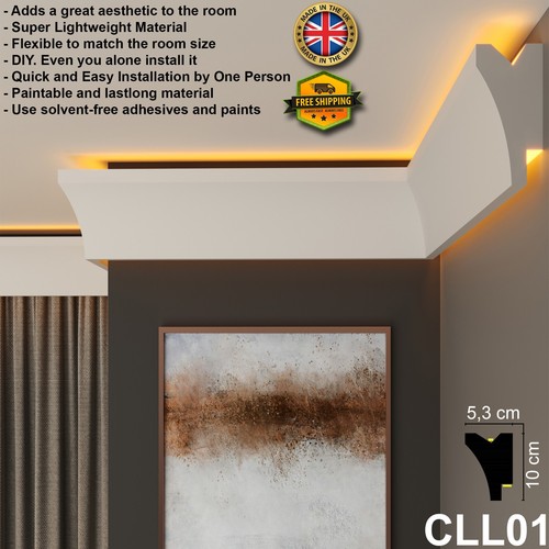 Cornice coving moulding led - cornice,