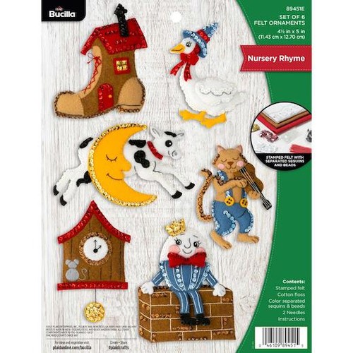 Bucilla felt ornaments - bucilla,