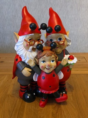 Giant ladybird family - ladybird, gnome
