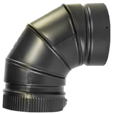 Smoke stove pipe degree - pipe, 90-degree