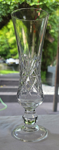 Vintage clear cut - cut, glass