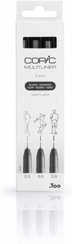 Copic multiliner pen set broad - pen,