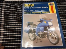 BMW K100/75 haynes manual 83 93