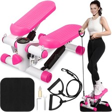 LCD Aerobic Mini Stepper Arm Leg Thigh Toner Fitness Cardio Step Workout Machine