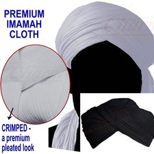 Mens Crimped Cotton Turban