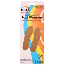 Self-Heated thermal Insoles/Pads Foot Warmer- 8 Hours of warm feet Winter Sports