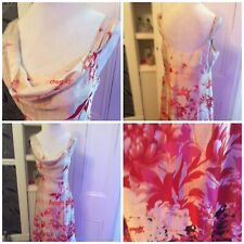 Monsoon Silk Suki Floral Brides Dress Size 16 Short  51” Chest 42” Away