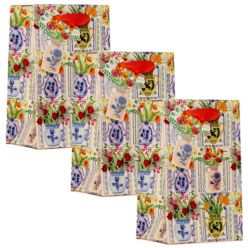 Small floral vase gift - floral, bags