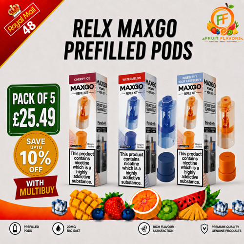 Relx maxgo refill pods 20mg - relx,