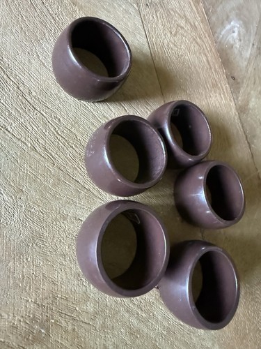 Knobler bakelite napkin rings - bakelite,