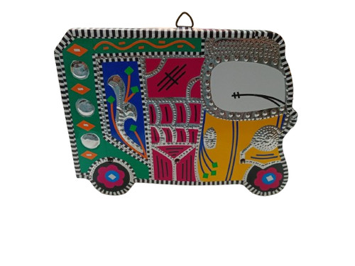 Rickshaw wall hanging 18cm - rickshaw, (w-18cm