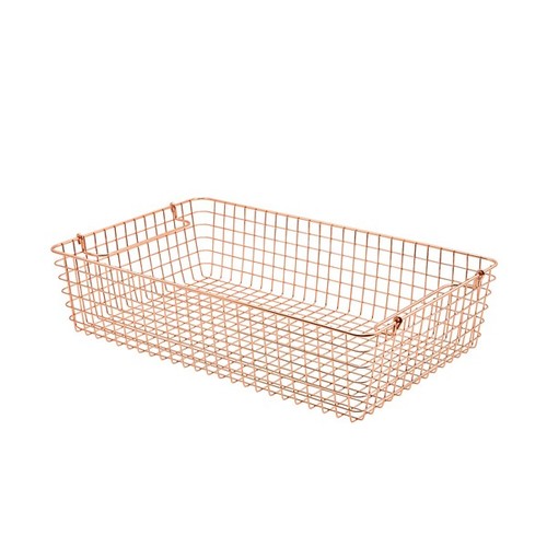 Copper wire display basket - display,