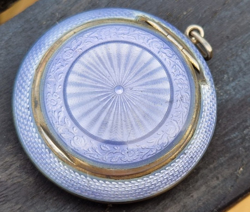 French solid silver violet - french,
