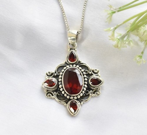 Natural garnet 8x10 3x5 - natural, 8x10,