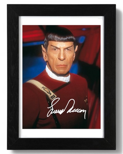 Leonard nimoy signed autograph - leonard,