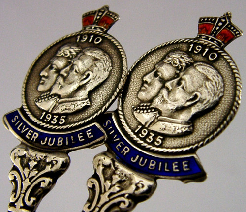 Pair sterling silver - of, enamel