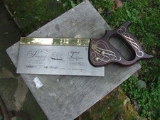 brass back tenon saw/Sandvik tenon ssaw/vintage tools