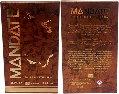 Mandate eau toilette spray - mandate,
