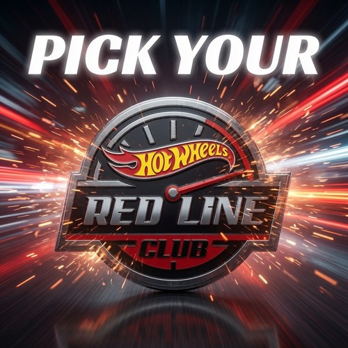 Hot wheels red line - red, rlc