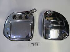 7648 -  NORTON FEATHERBED BATTERY BOX & COVER - EX POLICE BIKE- CHROME - USED