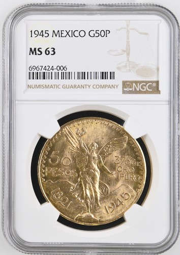 Mexico 1945 peso 67 g - 50,