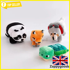 🟢Minecraft  Plush Toy – Soft Ghast Spider Dog Panda Gamer Gift for Kids & Fans!