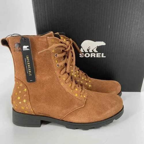 Sorel emelie youth girls suede - youth,