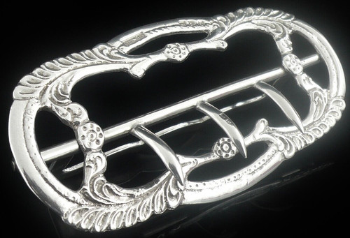 Large sterling silver belt - large,