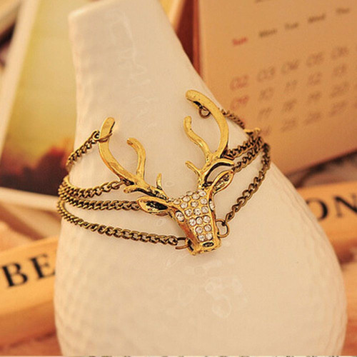 Deer antler elk bracelet - deer,