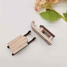2Pcs Christmas Wooden Mini