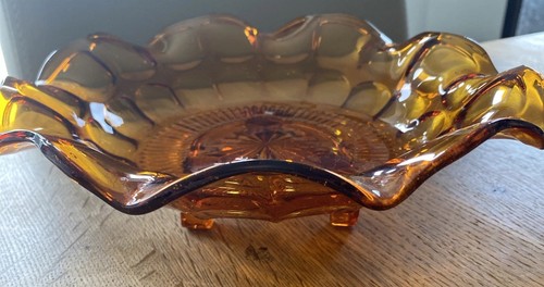 Vintage 1950 amber glass - vintage,
