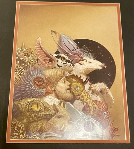 Michael whelan signed print - michael,